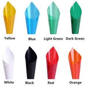 Film teinté pour vitres décoratives en verre <span class=keywords><strong>transparent</strong></span> coloré PET auto-adhésif Film pour vitres miroir coloré - Product Image 2