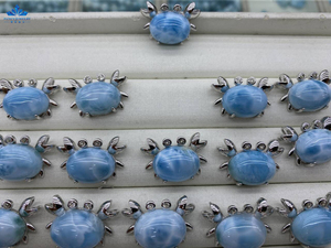 Original <span class=keywords><strong>Larimar</strong></span> <span class=keywords><strong>Pierre</strong></span> Pendentifs En Argent Sterling 925 En Vrac Stock Prix De Gros Dominicain Haute Qualité <span class=keywords><strong>Larimar</strong></span> Pendentif Bijoux - Product Image 6