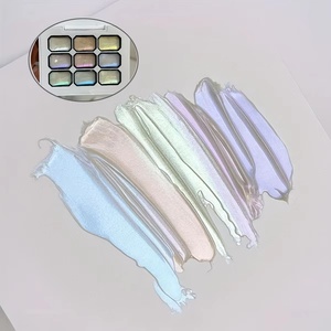 1 pièce, 9 couleurs, Nouveau Gel Patting Populaire, Texture Rêveuse Dégradée, Vernis à Ongles Gel UV&LED Soak-off pour Création Artistique, Salon, Noël, DIY - Product Image 4