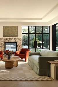 Tapis Charlie en laine moderne, écologique, adapté aux animaux domestiques, antidérapant, décoration d'intérieur, doux, lavable, grand tapis, dos en latex pour le salon - Product Image 4