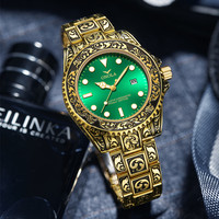 ONOLA 3830 Montre-Bracelet à Quartz de Luxe en Or pour Homme de Marque Supérieure, Montre Étanche avec Prix Bas MOQ