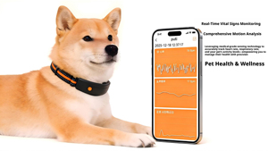 Collare GPS AGPS per Monitoraggio Salute Animali Domestici, Grado di Protezione IP67, Supporta Monitoraggio in Tempo Reale di Frequenza Cardiaca e Respiratoria - Product Image 3