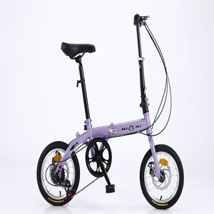 16-20 pollici telaio in acciaio al carbonio leggero a 7 marce bicicletta pieghevole da uomo da donna ciclo città adulto Velocipede con forcella in alluminio - Product Image 1