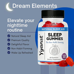 High quality OEM ODM Adult Dosage Natural Sleep Aid Supplement Essential Sleep <b>Vitamin</b> magnesium <b>gummies</b> - Product Image 4