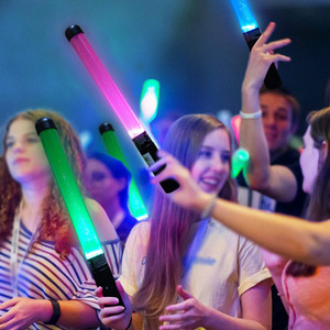Hot bán 12.5 ''<span class=keywords><strong>LED</strong></span> Patrol Wand Stylish Glowing nhấp nháy nhựa ánh sáng <span class=keywords><strong>Stick</strong></span> cho buổi hòa nhạc bên và tốt nghiệp cổ vũ - Product Image 3