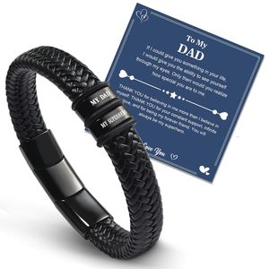 CAIOOCHE, nueva moda, <span class=keywords><strong>pulsera</strong></span> de acero inoxidable de alta calidad, <span class=keywords><strong>pulsera</strong></span> de cuero genuino con cierre magnético fuerte para hombres - Product Image 1
