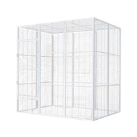 Vente Directe Usine OEM Grandes Volières Maisons Cages – Tube Carré en Fer Peint pour Perroquets Chats Oiseaux