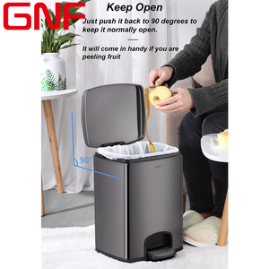 Grf 5L 12L <span class=keywords><strong>20L</strong></span> 30L 40L 50L Thép Không Gỉ Foot Pedal Nhà Bếp Bắc Âu Thùng Rác Hộ Gia Đình Có Thể Khách Sạn Phòng Thùng Rác - Product Image 4