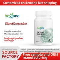Capsules de soutien thyroïdien botanique avancé à marque privée OEM, avec Iode, Sélénium, Ashwagandha, Vitamine B12 pour le métabolisme adulte