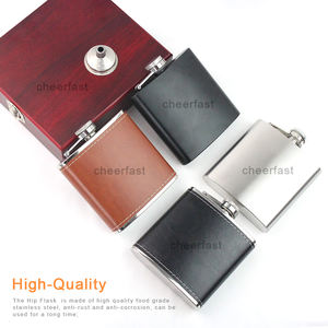 Cheerfast Fabricant Flacon De Hanche Gravure En Acier Inoxydable De Qualité Alimentaire Flacon De Hanche Personnalisation Flacon De Hanche Plat Étanche - Product Image 5