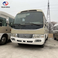 Vente en gros de minibus Coaster d'occasion 2024, durable, moteur diesel, conduite à gauche