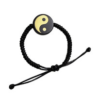 Pendentif en bois style chinois, design original, fait main, vintage, Tai Chi Yin Yang, poisson, pour homme, femme, étudiant, cadeau tressé, tendance, pour couple