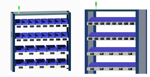 מפעל מכירה ישירה מדפים חכמים מחסן חכם - Product Image 2