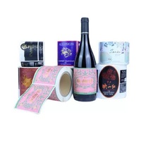 Personnalisation en usine, impression claire, étiquettes de bouteilles personnalisées, étiquettes de bouteilles en papier personnalisées, autocollants personnalisés pour gobelets
