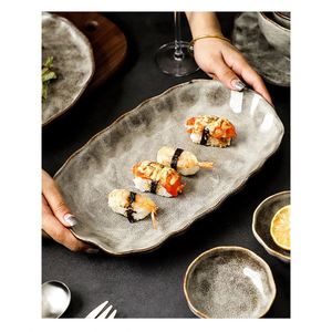 Bol à riz rétro de style <span class=keywords><strong>japonais</strong></span> Assiette à dîner en céramique Vaisselle unique Plat à salade Vente en gros Grand bol à soupe <span class=keywords><strong>Ramen</strong></span> - Product Image 3