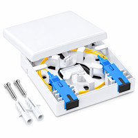 Boîtier Fibre Optique FTTH 2 Ports Panneau 86 avec Pigtail SC Boîtier Terminal de Fibre Optique