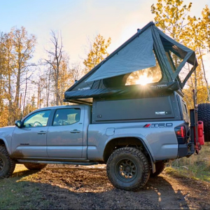 Lều cắm trại trên nóc xe bán tải chất lượng cao, vỏ mui xe, lều trên nóc xe, cabin kép, màu đen, phụ kiện xe bán tải 4x4 - Product Image 1