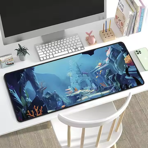 Tapis de souris de jeu avec <span class=keywords><strong>clavier</strong></span> de fabricant chinois de <span class=keywords><strong>bonne</strong></span> qualité personnalisé Tapis de souris XL XXL pour bureau de joueur Tapis de souris fou - Product Image 1