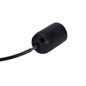 Black color 2 pin US PLUG switch power cord E27 bulbs base socket Simple table lamp holder