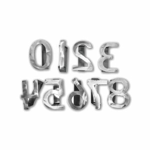 Bán buôn lĩnh vực thử nghiệm số Stencil cho chó chăn và áo khoác kim loại Stencil - Product Image 1