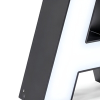 Lettres lumineuses LED de 3, 4 et 5 pieds pour anniversaires, mariages, bars et hôpitaux – Installation de lettres autoportantes extérieures