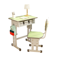Chaise de bureau moderne en métal réglable, directement de l'usine, ensemble de table et de chaise d'étude pour enfants, ensemble de bureau et de chaise pour étudiants
