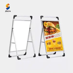 Factory Custom stylish stand sign board shop sign board business outdoor a frame sign board