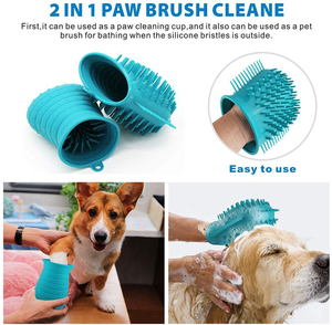 pata guardián portátil perro Muddy Paw limpiador taza con secado rápido de microfibra absorbente para mascotas Toalla de baño - Product Image 3