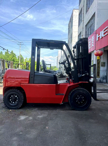 Montacargas Diésel Usado <span class=keywords><strong>de</strong></span> 4.5 Toneladas - Modelo A45, Mástil <span class=keywords><strong>de</strong></span> <span class=keywords><strong>Dos</strong></span> Etapas, Neumáticos Sólidos, Terreno Accidentado - 100% Piezas Originales, Estado Impecable, Listo para Enviar - Product Image 4