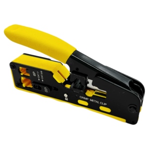 Professional Cat5 Cat6 Cat7 Wire Crimping Tool High Carbon Steel <b>RJ45</b> Pass Through Pliers for Wire <b>Crimper</b> - Product Image 1
