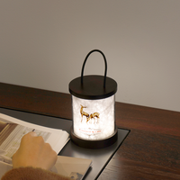 Lampe de chevet LED rechargeable avec capteur tactile, lumière chaude à intensité variable, lampe de table portable pour la décoration de la chambre à coucher et du bureau