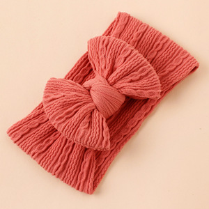 إكسسوارات شعر نايلون فائقة المرونة مصنوعة يدويًا للأطفال حديثي الولادة ربطة رأس لطيفة بربطة شعر مرنة - Product Image 5