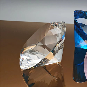 Pisapapeles de <span class=keywords><strong>Cristal</strong></span> con Forma de Diamante en 10 Colores, Adorno Decorativo de <span class=keywords><strong>Cristal</strong></span> Tallado, Gema <span class=keywords><strong>Gigante</strong></span> para Bodas, Oficina, Escritorio, Regalos de Cumpleaños - Product Image 4
