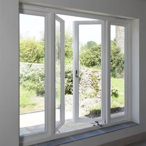 Fenêtre à <span class=keywords><strong>double</strong></span> <span class=keywords><strong>vitrage</strong></span> à cadre en <span class=keywords><strong>aluminium</strong></span> à rupture thermique à l'extérieur des fenêtres à battant à bas <span class=keywords><strong>prix</strong></span> de haute qualité - Product Image 1