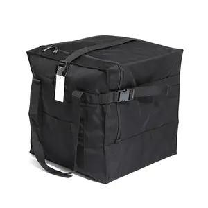 High Quality Big Black Storage Luggage Bags Custom Waterproof Large Outdoor Duffel Capacity Bag For Family Vacation