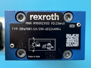 Original R900923103 DBW10B1-5X/200-6EG24N9K4 Vanne de décharge hydraulique pilotée par solénoïde en stock - Product Image 3