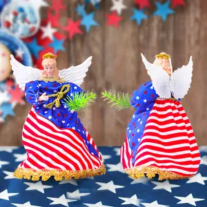 미국 독립 기념일 파티 장식 액세서리 자유의 천사 인형 펜던트 국경일 데스크탑 장식 천사 인형
