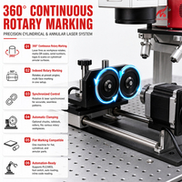 Machine de marquage et de gravure laser UV rotative de bureau pour gobelets Stanley Yeti, gravure laser sur verre, gobelets à café et à thé