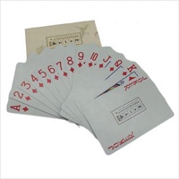 Cartes à jouer marquées en papier à noyau bleu 320g/m2 avec votre propre Logo