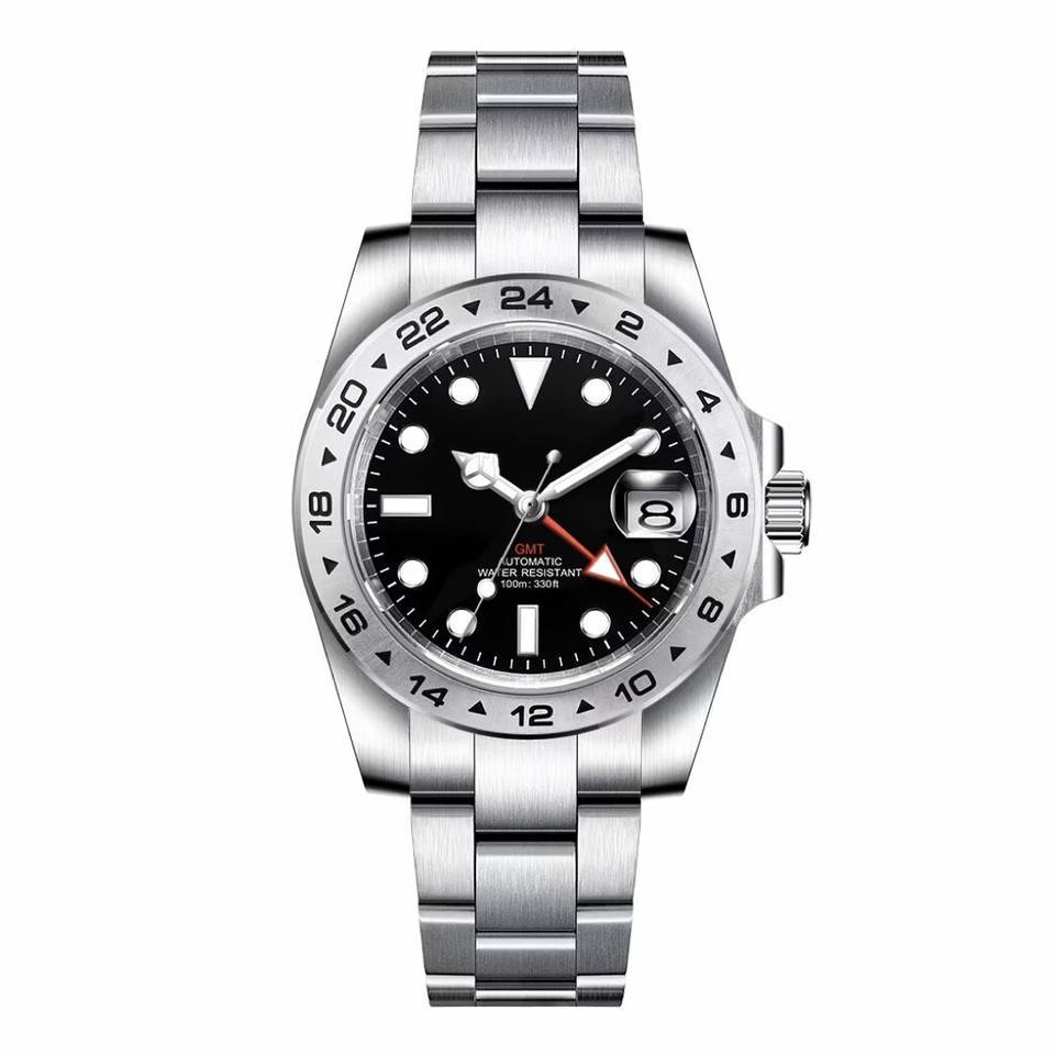 Men Automatic Mechanical GMT Watch
