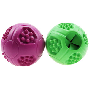 Zhierde - Balle distributrice de friandises en caoutchouc pour chien, jouet à mâcher, petite taille, utilisation en intérieur - Product Image 3