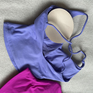 <span class=keywords><strong>Top</strong></span> Deportivo Corto Transpirable sin Costuras de Alta Elasticidad para Mujer, <span class=keywords><strong>con</strong></span> Espalda Recortada, para Yoga/Gimnasio, <span class=keywords><strong>con</strong></span> Estiramiento <span class=keywords><strong>en</strong></span> 4 Direcciones - Product Image 6