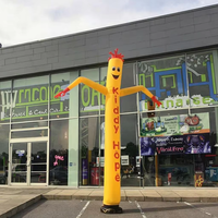 Danseur du ciel gonflable en PVC durable avec souffleur d'air Tube publicitaire imprimé personnalisé pour les événements en plein air et les promotions en magasin