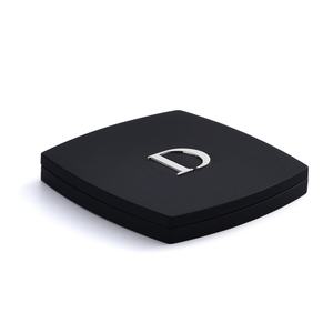 Brand Name Embossed Logo High End Dual Sided Black Folding Custom Logo Travel Pocket <b>Mirror</b> - Product Image 4