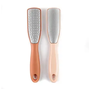 New arrival foot rasp pedicure care tools stainless steel foot file callus remover ABS double sided callus eliminator