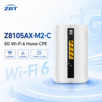 Modem débloqué OpenWRT MT7981B double bande 2,4 GHz 5,8 GHz 5G avec 2 emplacements pour carte SIM