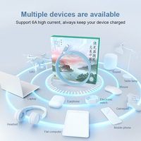 Cable de Datos de Lujo de Carga Rápida Tipo C USB 2.0, Cable Regular para Teléfono Móvil Tipo-C, Cargador Rápido de 100W, Cable USB