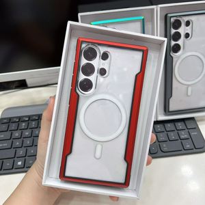 Custodia Magnetica Trasparente Antiurto in Metallo Mordas per S26 Ultra di Alta Qualità - Product Image 2