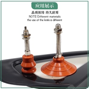 Ventosa de vacío de esponja con rosca M12, componente neumático, accesorios de goma para la industria de la robótica - Product Image 3