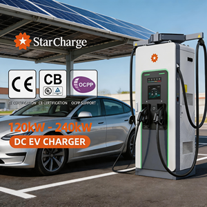 Estación de carga comercial para vehículos eléctricos Destination Deep Cycle Starcharge Titan V5 UL CE 150-1000Vdc con retracción automática del brazo - Product Image 1